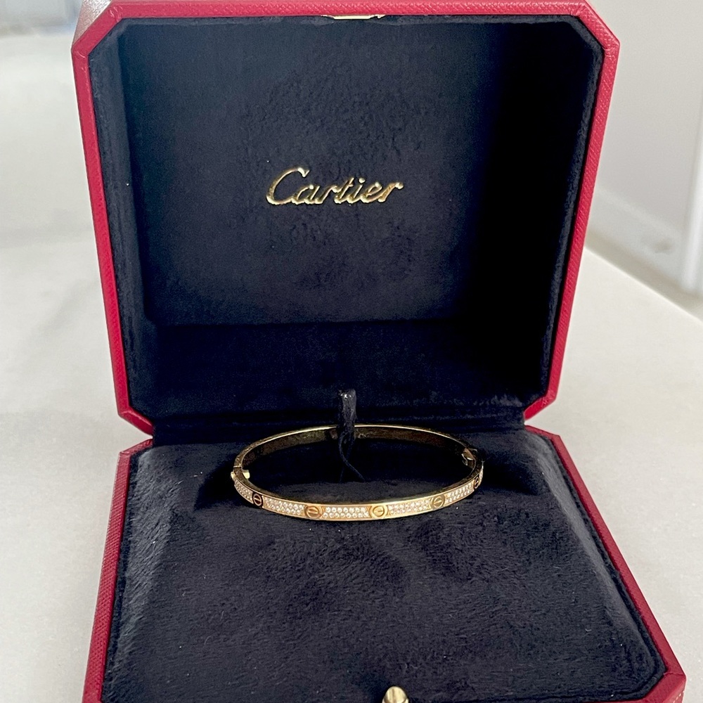 Cartier Love Bracelet Small Model - Diamond Pave
